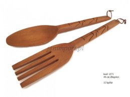 SPOON AND FORK 48 CM DEKOR x 2 COLORS