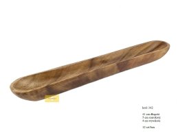 TACA z drewna akacjowca długa 41 cm x 5 cm