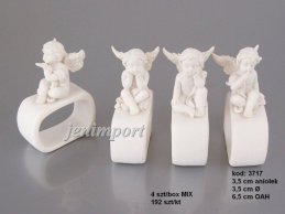 ANGELS 3,5 CM  WITH RING FOR NAPKIN HOLDER 3,5 cm