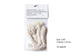 COTTON KNOT FOR BAMBOO TORCH 18 CM X 2 PC