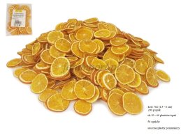 Pomarańcze, suszone plastry pomarańczy 4-6 cm,  200 g/opak. 50-60 sztuk.