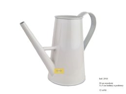 Konewka dzban ocynk  w białym kolorze 20 cm wysokość
