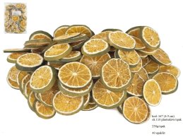  SUSZONE PLASTRY 3-5 cm EXTRA POMARAŃCZE Z  ZIELONĄ SKÓRKĄ 250g /opak -około 110 sztuk 