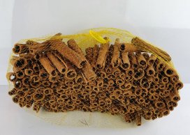 CYNAMON 7,5 cm DEKORACYJNY LASKI, 1 kg, około 150-200 sztuk