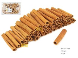 CYNAMON 7,5 cm DEKORACYJNY LASKI, 1 kg, około 150-200 sztuk