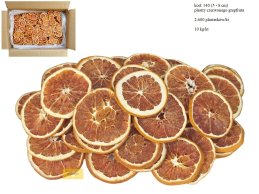 SUSZONE PLASTRY 5-8 CM CZERWONY GREJPFRUT 10 KG/1 KARTON około 2600 plasterków