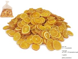 będą dostępne około 10 - 20 czerwca 2025 SUSZONE PLASTRY POMARAŃCZY 4 - 6,5  cm - A - KOLOR POMARAŃCZOWY  5 KG /OPAK