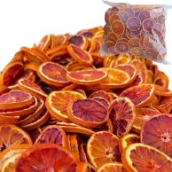 będą dostępne około 10-20 czerwca 2025 SUSZONE PLASTRY POMARAŃCZY BLOOD ORANGE 3,5 - 5,5 cm - A - KOLOR CZERWONY  1 KG /OPAK 