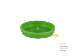 Plastik try PP Tiny 38 mm Ø green color.